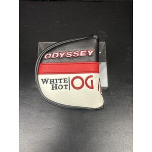 Odyssey White Hot OG Mallet Putter Golf Head Cover Excellent  Condition
